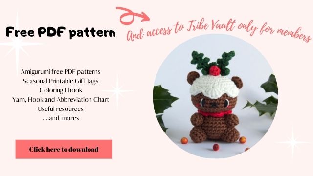 famous crochet designer, Famous Crochet Designer Interview – Lemon Yarn Creation + Free PDF Pudding Bear Amigurumi Pattern
