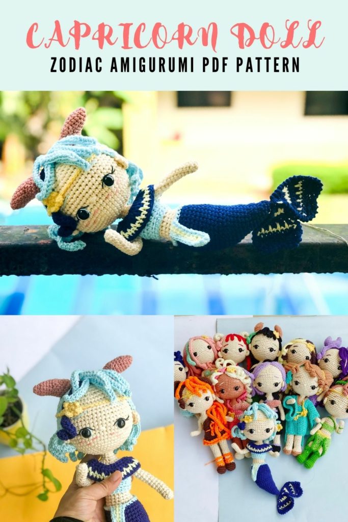 Amigurumi Capricorn Zodiac, Amigurumi Capricorn Zodiac Doll Pattern &#8211; Princess Doll Crochet Pattern Review