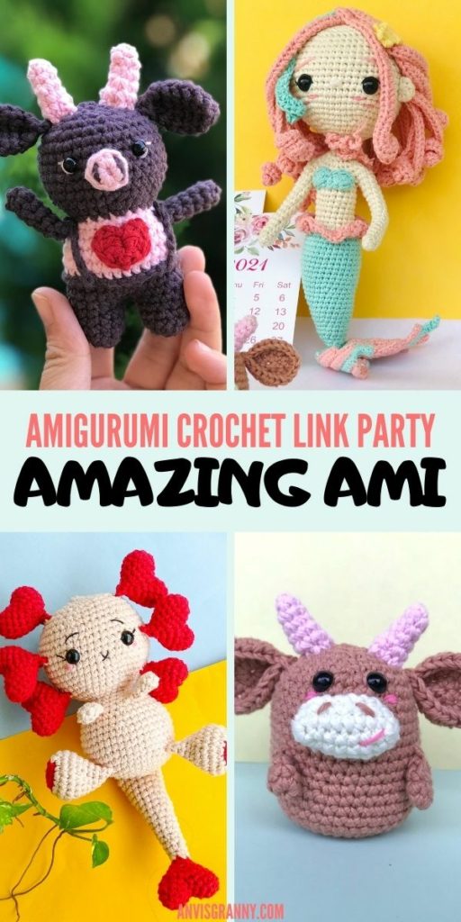 free amigurumi patterns, AMAZING AMI #1 &#8211; Free Amigurumi Patterns Link Party