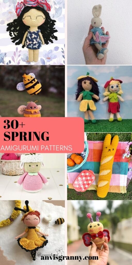 spring amigurumi crochet patterns