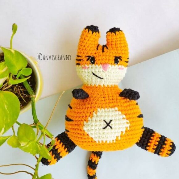Amigurumi crochet tiger8