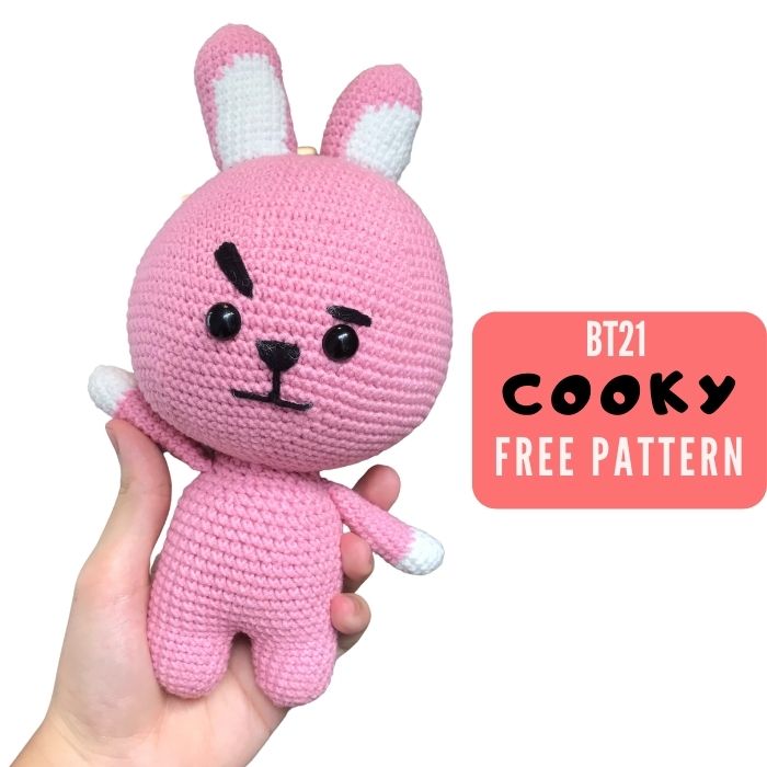 Amigurumi Cooky BT21 Toy Free Crochet Pattern