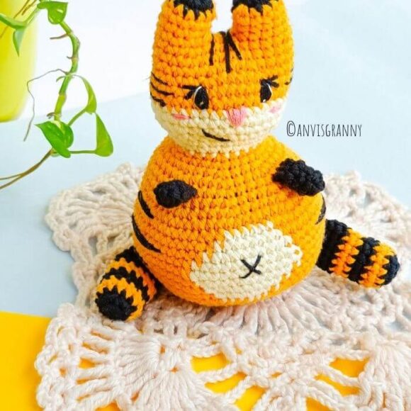Little crochet tiger amigurumi10