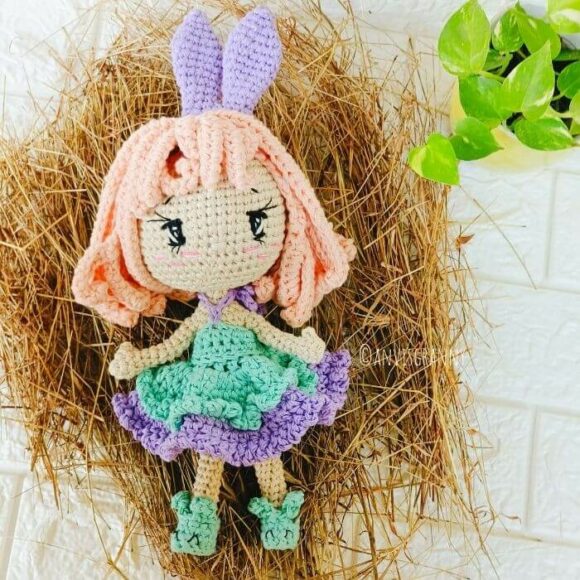no sew bunny amigurumi doll crochet pattern (2)