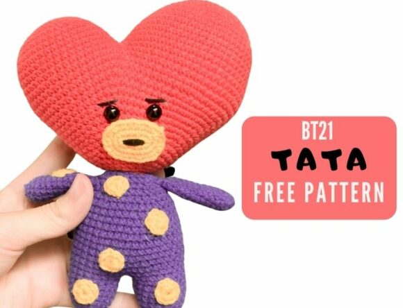 Amigurumi BT21 Tata Free Crochet Pattern
