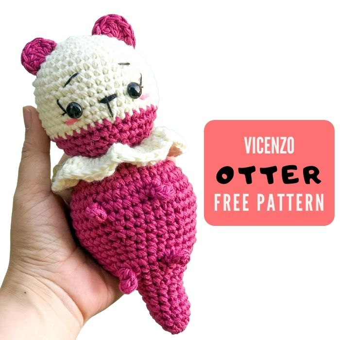 crochet otter amigurumi free pattern