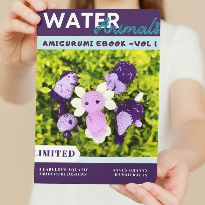 Water Animal amigurumi ebook - mockup
