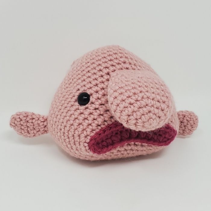 Hubert the Blob Fish Premium Pattern - Hooked by Kati