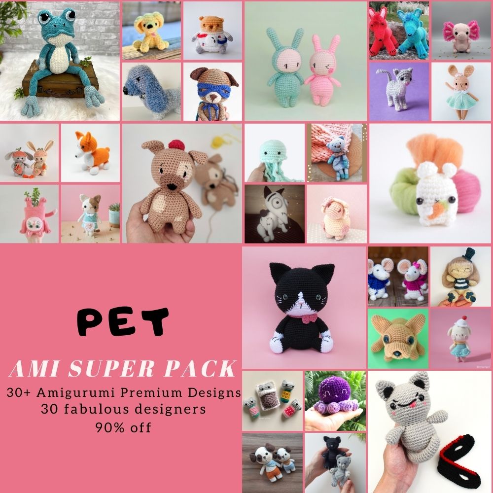 free animal amigurumi pattern, 30+ Quick and Adorable Pet Animal Amigurumi Pattern