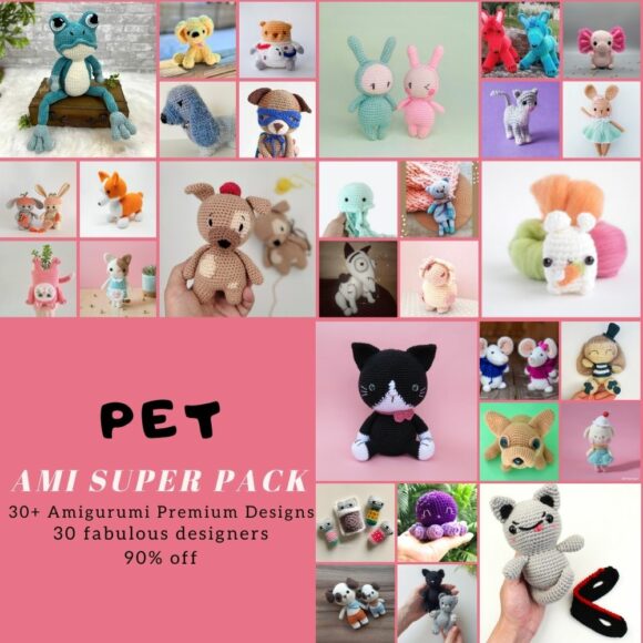 30+ Quick and Adorable Pet Animal Amigurumi Pattern