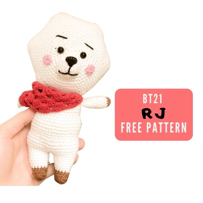 amigurumi bt21, Amigurumi BT21 RJ Crochet FREE Pattern