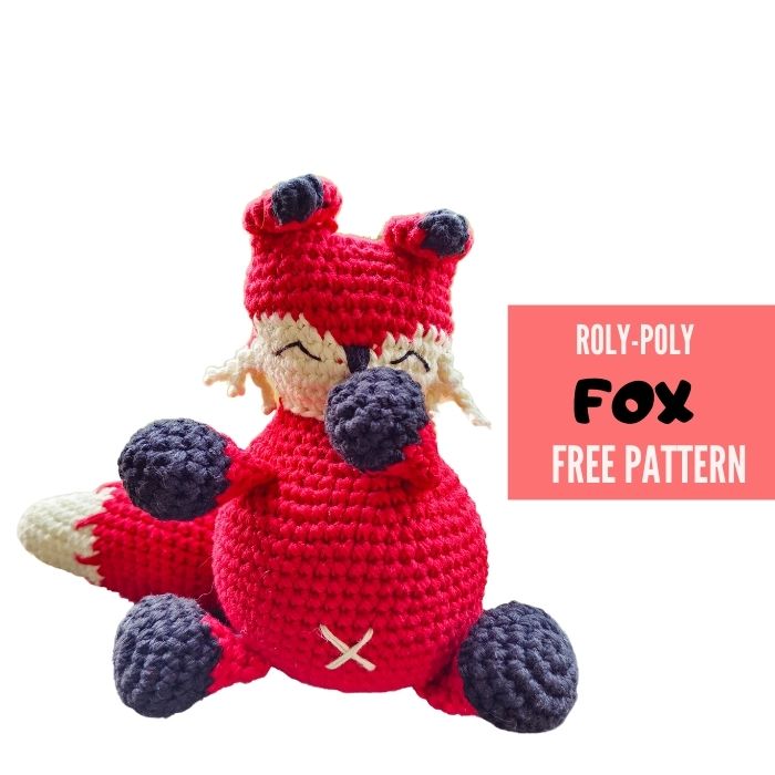 Amigurumi Fox Free Pattern, Roly-Poly Amigurumi Fox Crochet Free Pattern