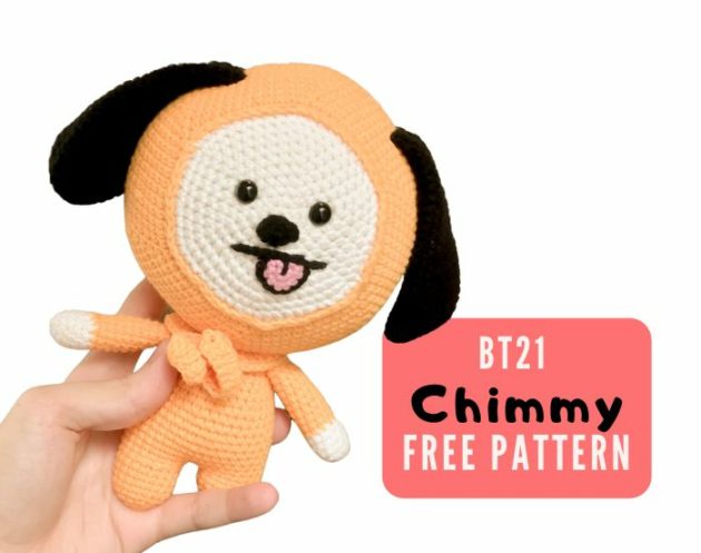 chimmy free amigurumi pattern, Crochet BT21 Chimmy Amigurumi FREE Pattern Toy