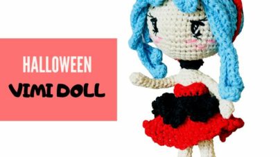 Crochet Halloween Doll Costume Pattern