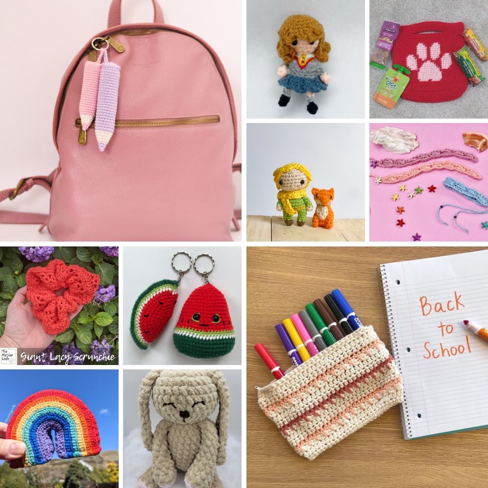 back to school crochet patterns, 20+ Easy Back-to-School Crochet Patterns