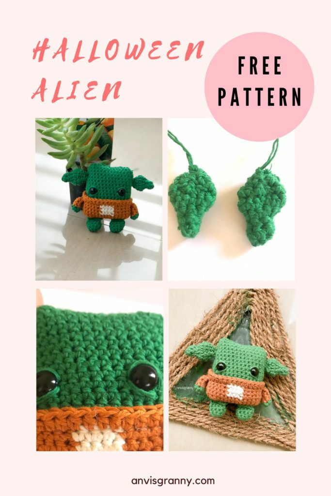 Alien Free Crochet Pattern, Baby Alien Free Crochet Pattern for Halloween