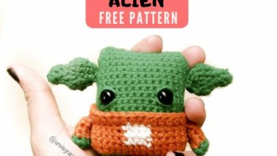 Space Alien Amigurumi Crochet Pattern