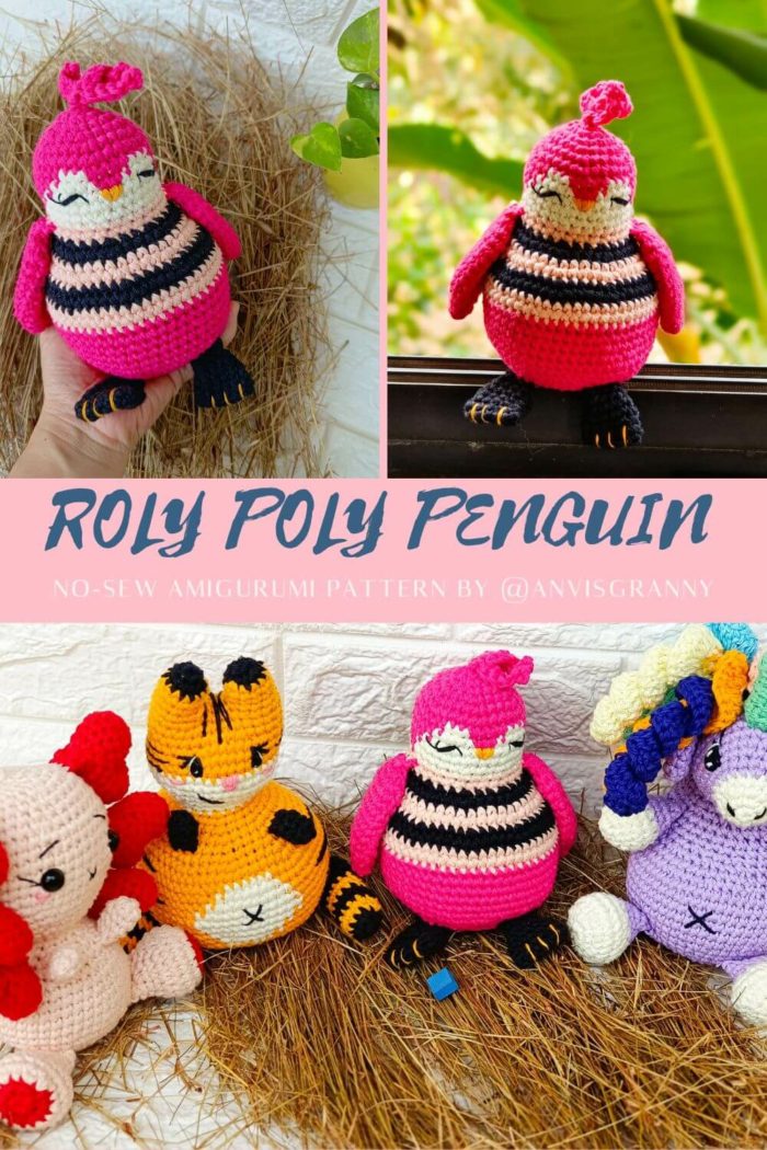 free penguin crochet pattern