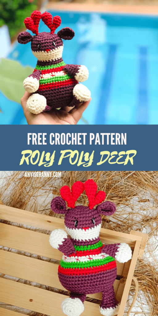 deer amigurumi free pattern, No-Sew Crochet Deer Amigurumi FREE Pattern
