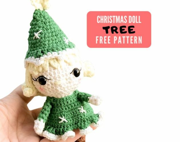 Amigurumi Christmas Tree Doll, Amigurumi Christmas Tree Doll FREE Pattern &#8211; Almost No-sew