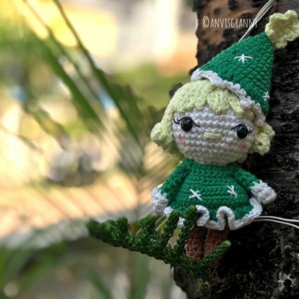 Amigurumi Christmas Tree Doll FREE Almost Nosew Pattern