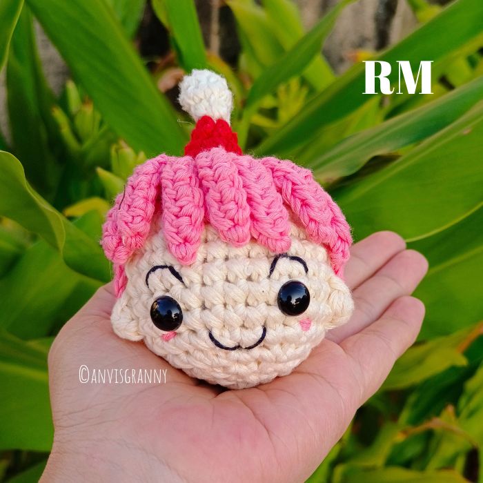 Bts crochet RM christmas ornament pattern