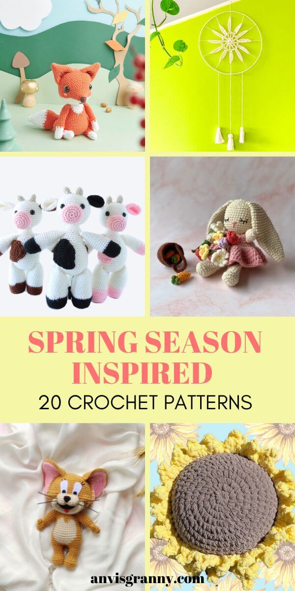 20 Adorable Spring Crochet Patterns To Crochet