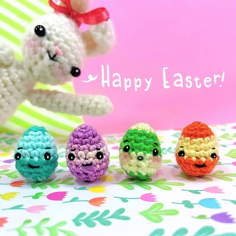 crochet easter egg patterns for beginners