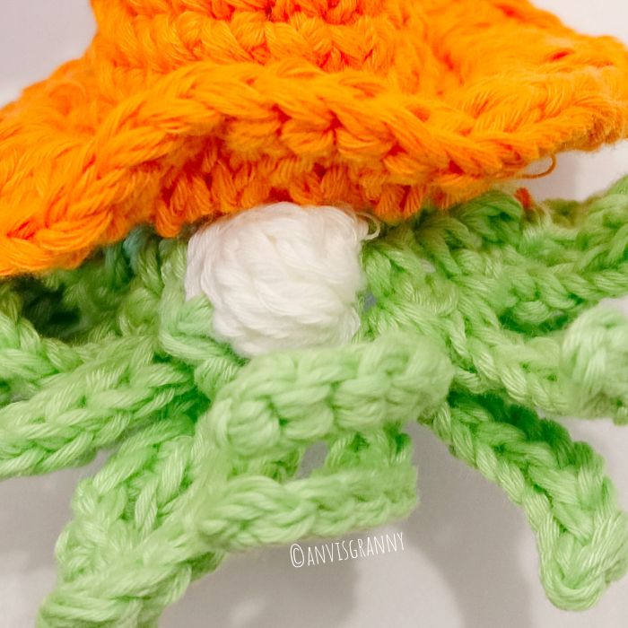 carrot gnome amigurmi nose crochet pattern