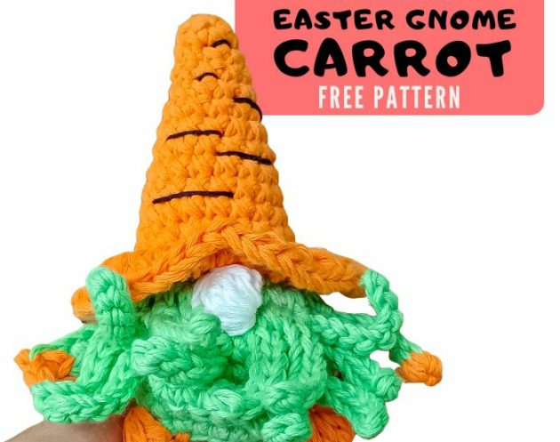 Crochet Gnome Carrot Amigurumi, Crochet Carrot Gnome Amigurumi FREE Pattern