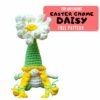 No-Sew Crochet Daisy Gnome Pattern FREE