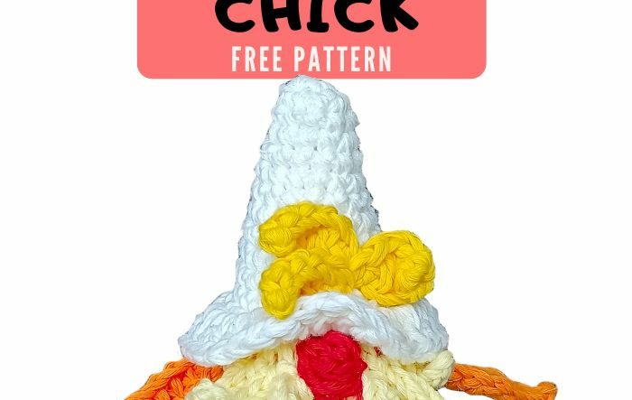 Crochet easter chick