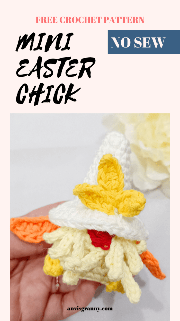 how to crochet an easter chick
