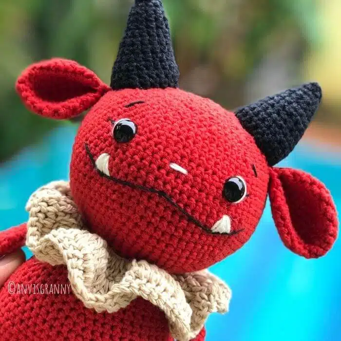 Amigurumi Devil Decoration Free Pattern