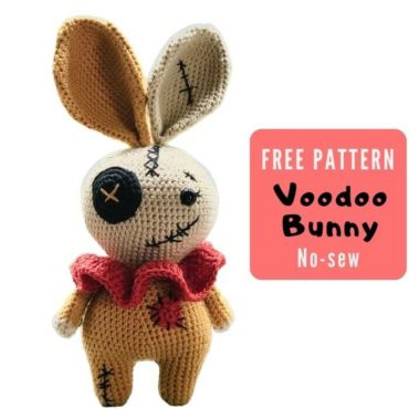 Crochet Voodoo Doll Free Pattern: Halloween Spooky Bunny Amigurumi
