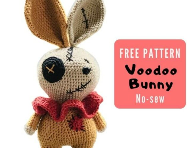 DIY Halloween Amigurumi Craft Crochet Voodoo Doll Pattern