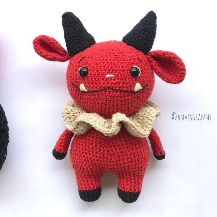 no-sew Amigurumi Crochet Devil Pattern