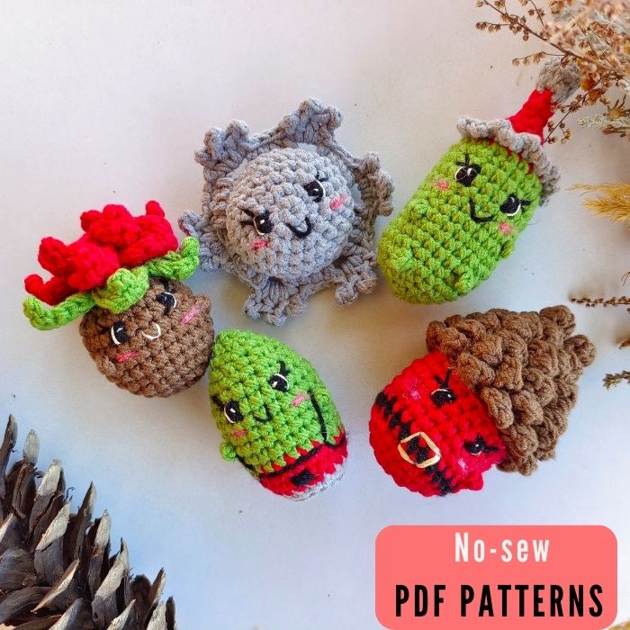 Tiny Christmas Crochet pattern PDF