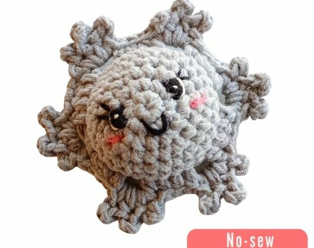 simple crochet snowflake pattern free