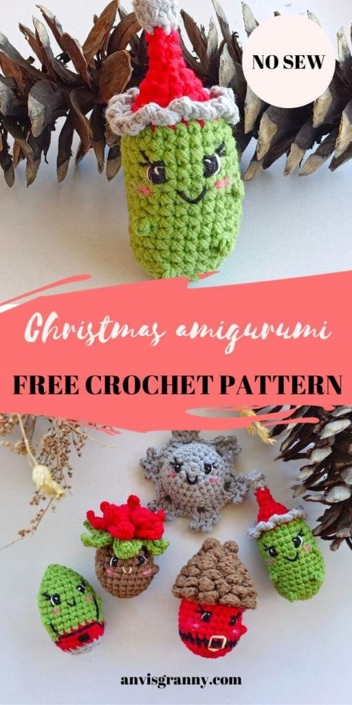 No-sew Christmas crochet crafts