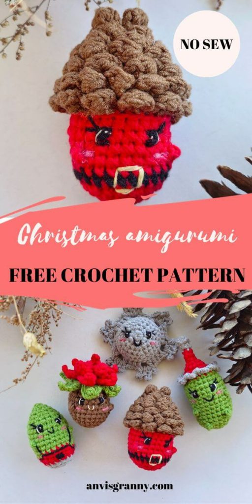 pine cone crochet pattern FREE