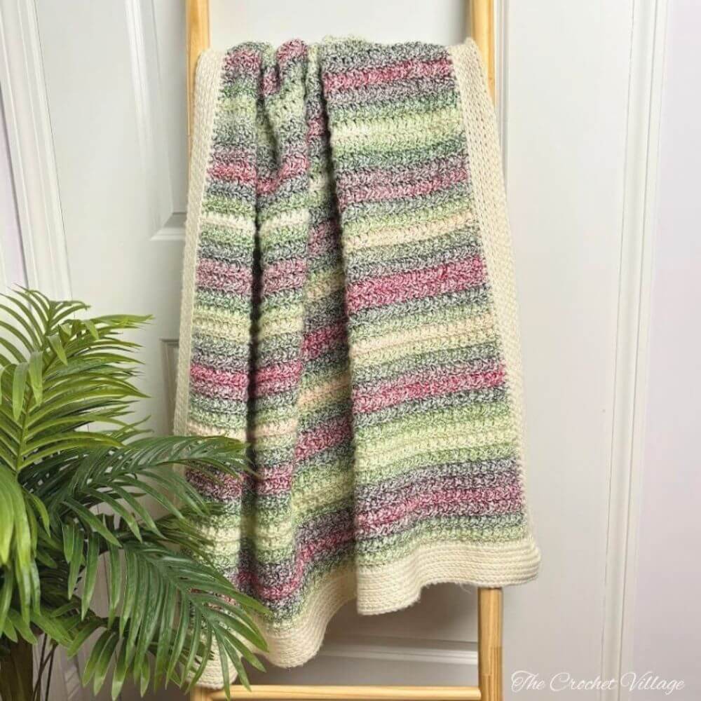 Day 6 - simple blanket crochet pattern free